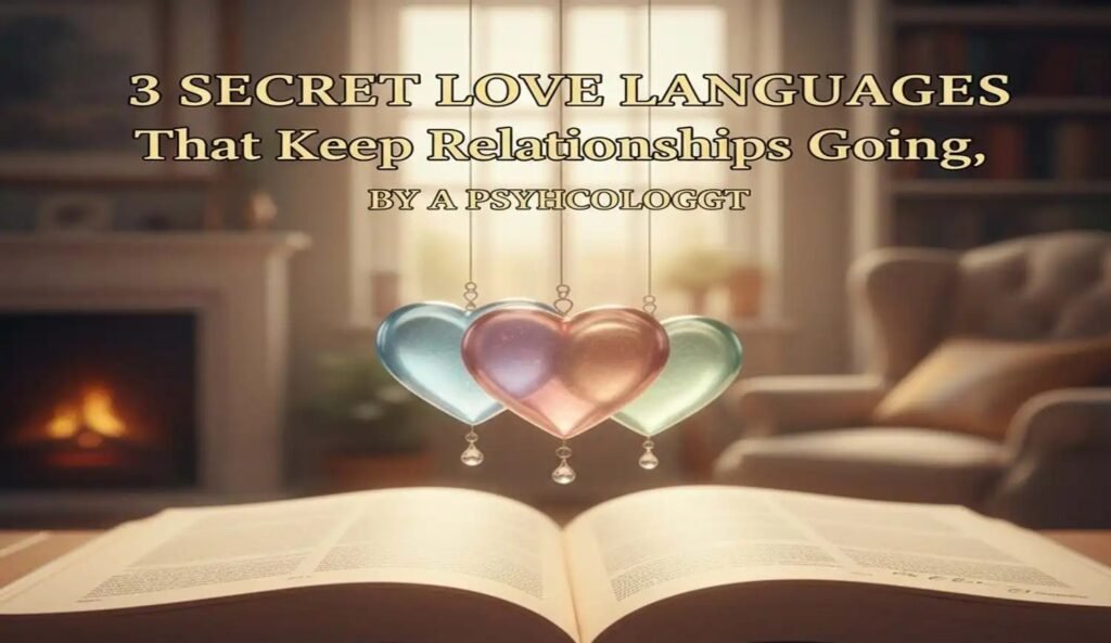 3 Secret Love Languages That Keep Relationships Going, By A Psychologist
