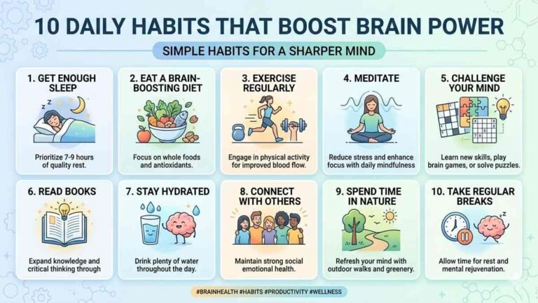 10 Daily Habits That Boost Brain Power