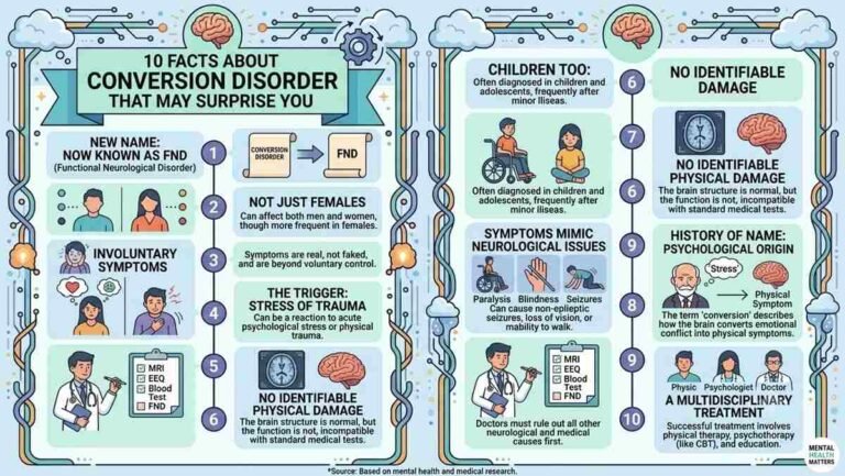 10 Facts About Conversion Disorder That May Surprise You