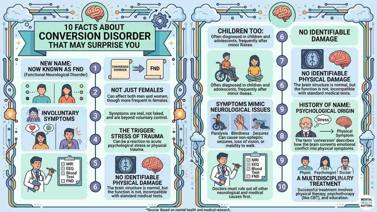 10 Facts About Conversion Disorder That May Surprise You