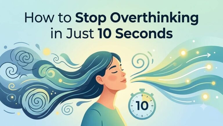 How to Stop Overthinking in Just 10 Seconds