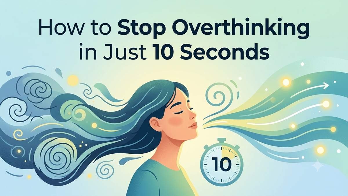 How to Stop Overthinking in Just 10 Seconds