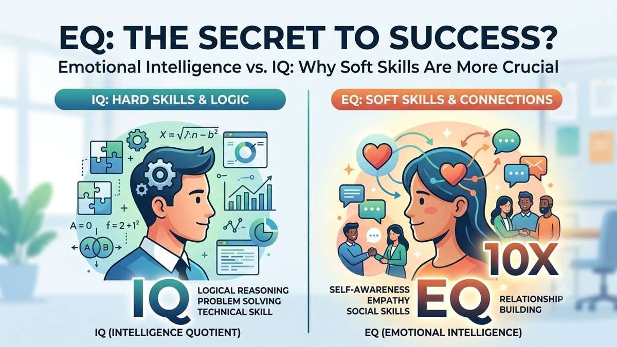 What is Emotional Intelligence (EQ), and why is it ten times more important than IQ?